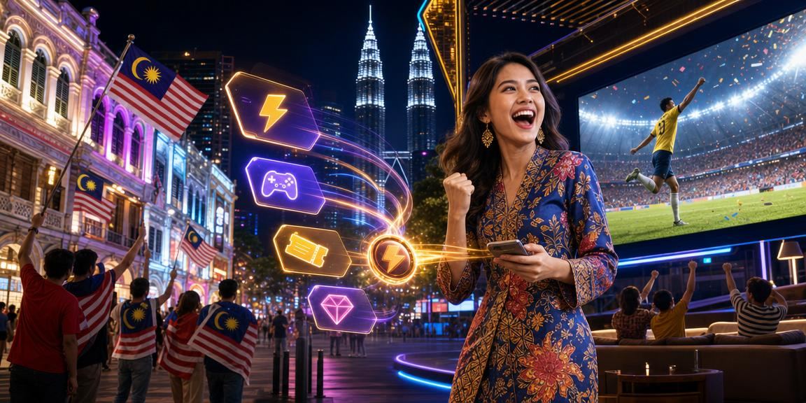 Pengguna Malaysia membuat deposit dalam talian menggunakan peranti mudah alih di Kuala Lumpur