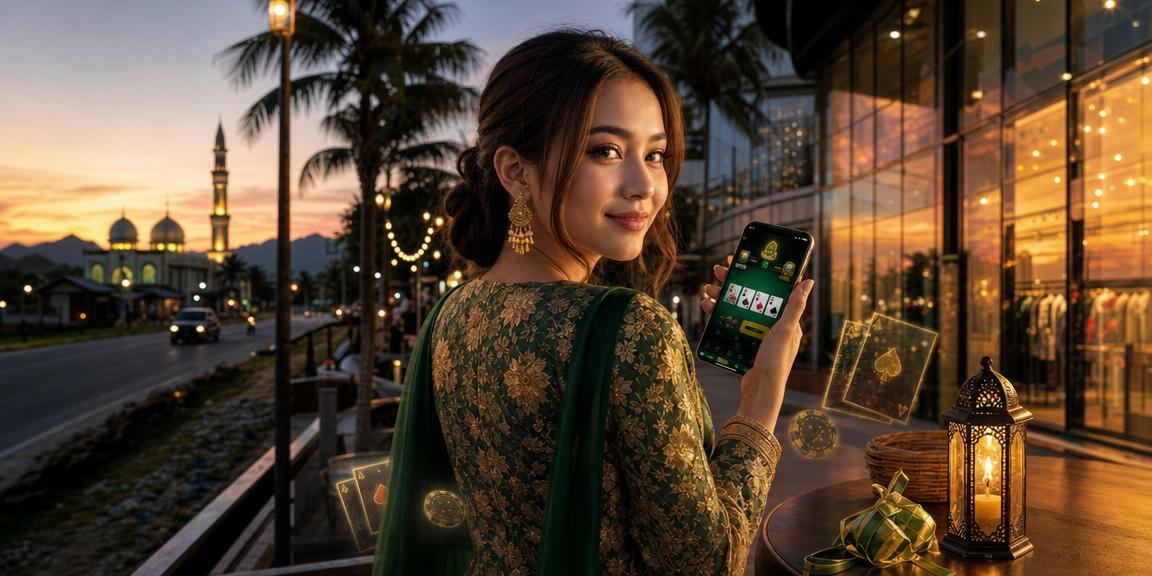 Peminat permainan kad Malaysia merayakan Hari Raya sambil menikmati hiburan dalam talian